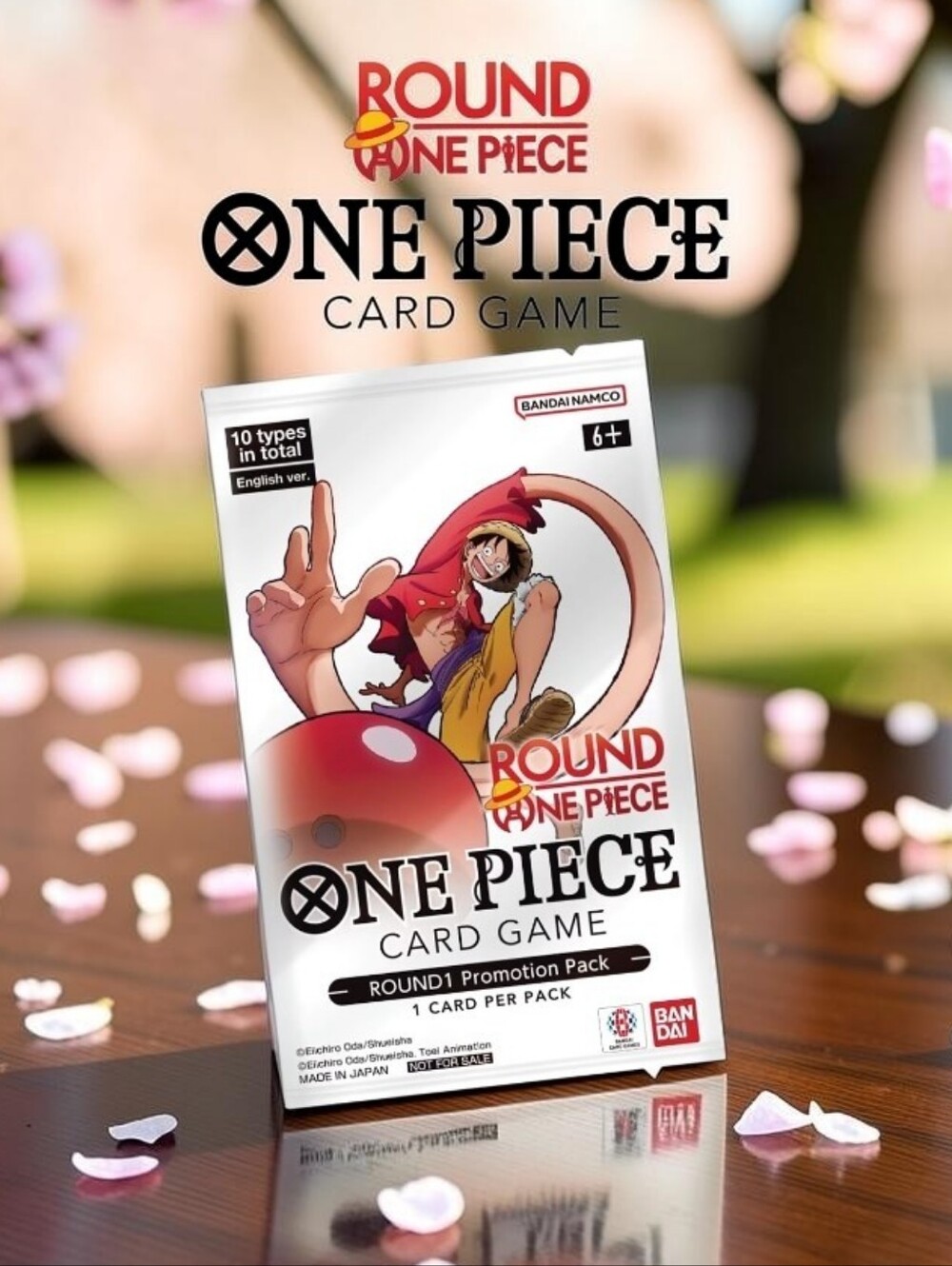 ROUND 1 x ONE PIECE TCG PROMO PACK ENGLISH VERSION